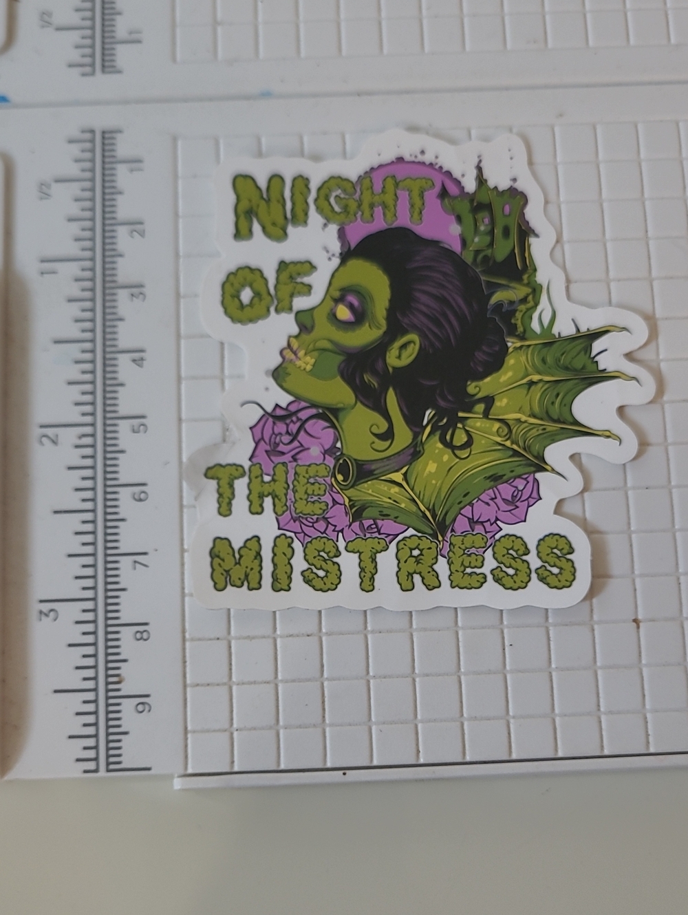 Night of the Mistress Green Vinyl Wall Decal Cool Sticker